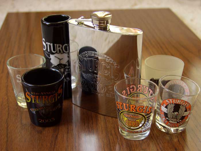 sturgis liquor flasks