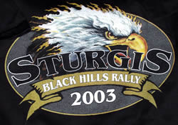 sturgis t-shirt closeup